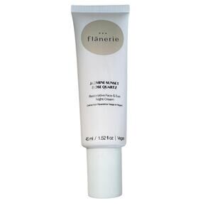 Flanerie jasmine sunset rose quartz eye and face night cream 45 ml